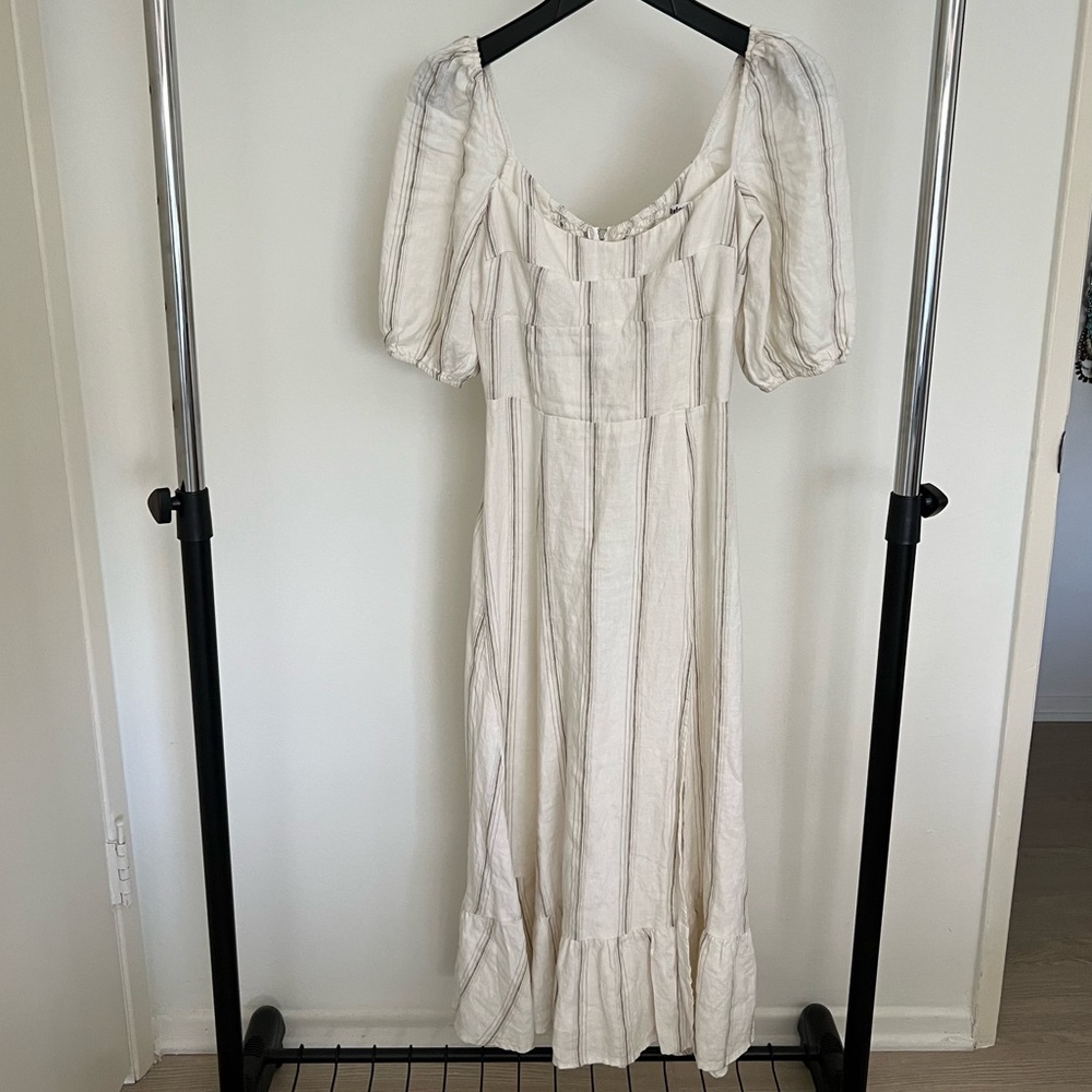 Reformation Belgium linen Midi Dress